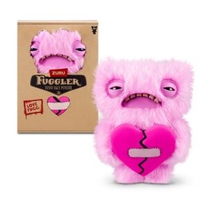 ZURU Fuggler Soft Plush 9 inch Pink Love Fugg (Wide Eyed Weirdo) - **NIB**